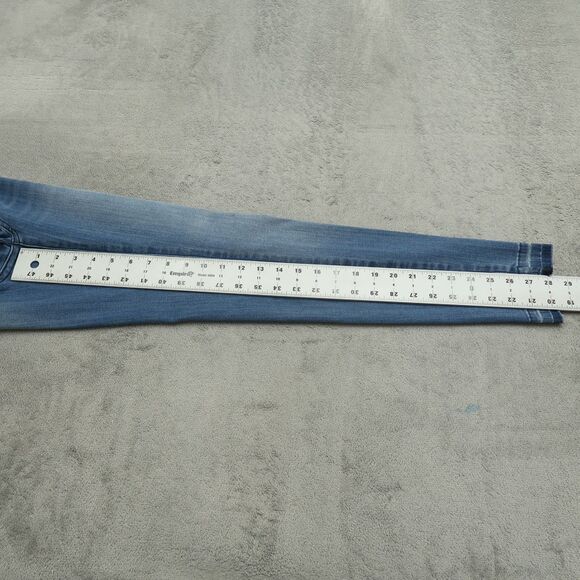 Judy Blue Pull On Jeans Junior's Size 5/27 Blue High-Rise Skinny Fit 28" Inseam - Picture 16 of 16